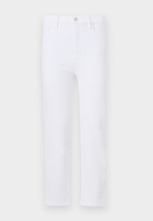 THE PENCIL CROP - Straight leg jeans - white