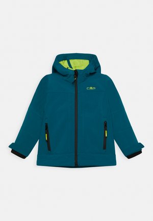 KID FIX HOOD UNISEX - Softshelljakke - deep lake