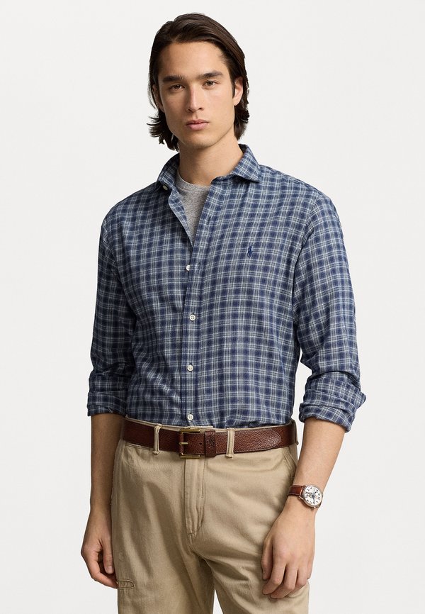 CUSTOM FIT PLAID TWILL SHIRT - Shirt