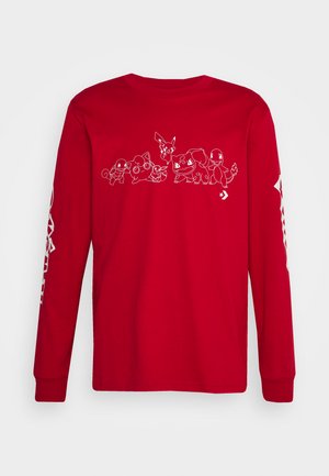POKÉMON SQUAD TEE UNISEX - Maglietta a manica lunga - red