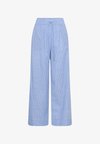 MY ESSENTIAL WARDROBE SKYEMW WIDE PANT - Broek - silver lake blue striped