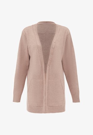 usha, CO-BRANDED WITH BLONDA - Cardigan - dunkelbeige