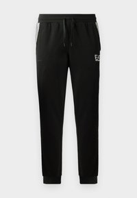 TRAIN LINES PANTS - Joggebukse - black beauty