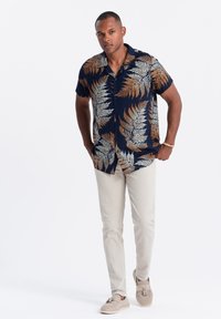 Ombre SHORT SLEEVE  - Overhemd - navy blue and grey