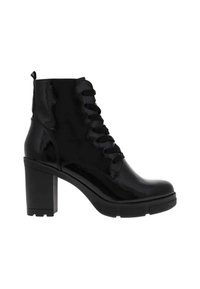 Marco Tozzi Bottines à plateau - noir vernis