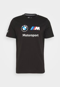 Puma BMW MMS ESS LOGO - T-shirt imprimé - black/noir 