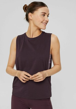 Top - aubergine