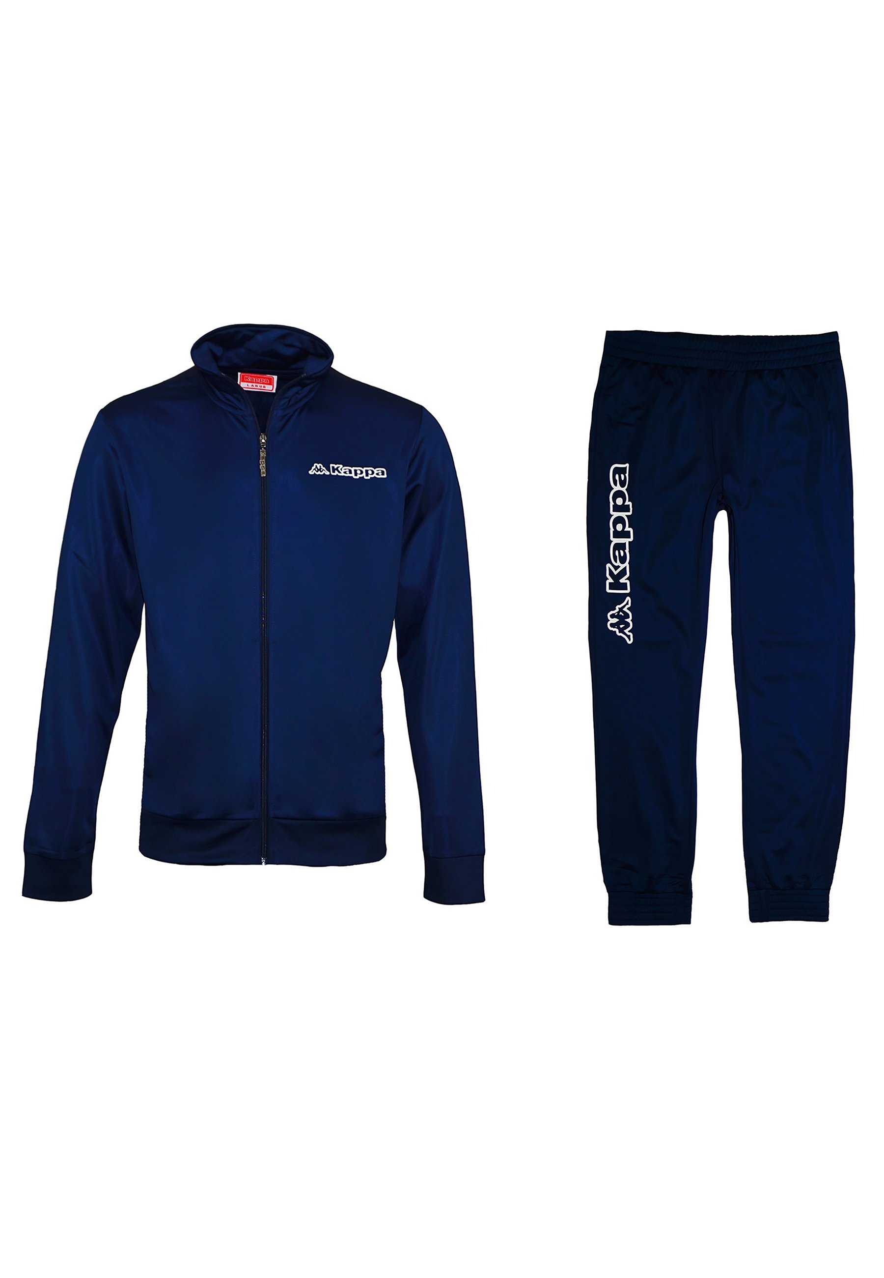 Kappa ZEGO ZIPPER UND - Tuta - dunkelblau/grigio scuro - Zalando.it