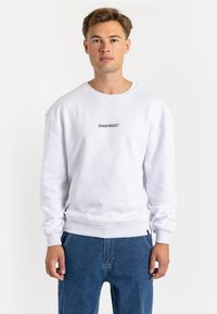 Denim Project GLOBE CREW - Sudadera - white