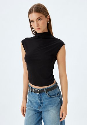Koton T-shirt basic - black