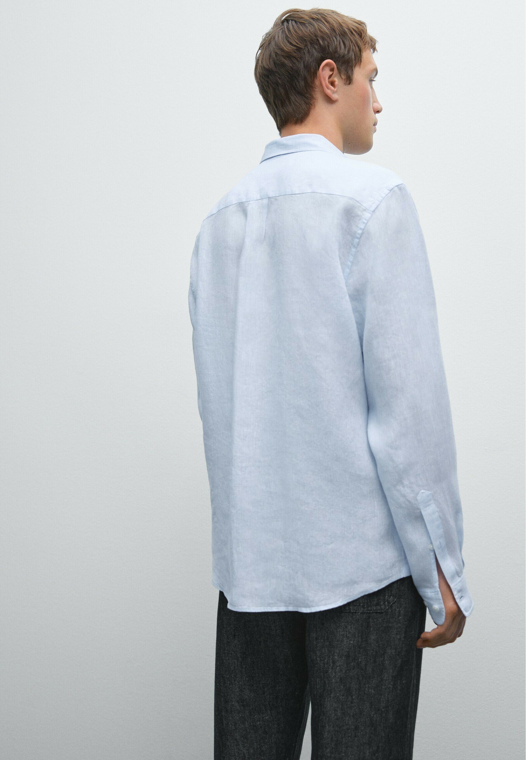 Massimo Dutti REGULAR FIT - Shirt - blue/light blue
