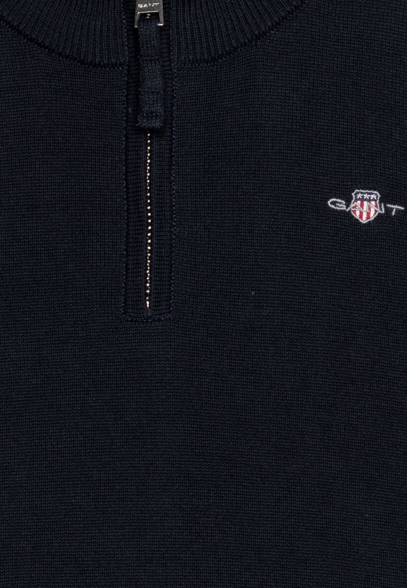 GANT SHIELD HALF ZIP UNISEX Jumper evening blue/dark blue