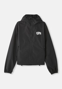 SMALL ARCH LOGO - Regnjakke - black