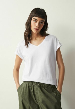 Next PETITE FIT -  V-NECK CAP SLEEVES 3 PACK - Print T-shirt - multi