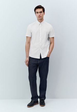 REGULAR FIT - STRETCH OXFORD SHORT SLEEVE - Srajca - white