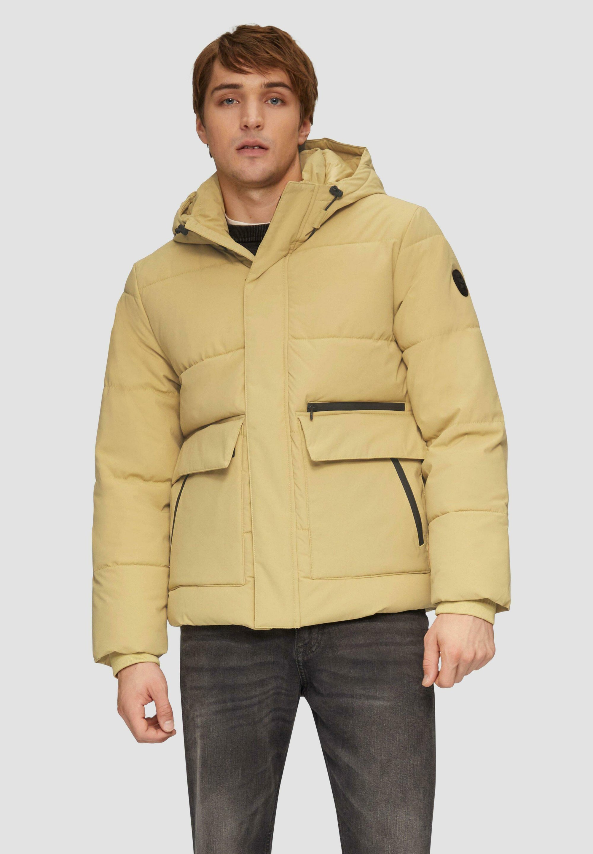 QS Winterjacke goldgelb/dunkelgelb