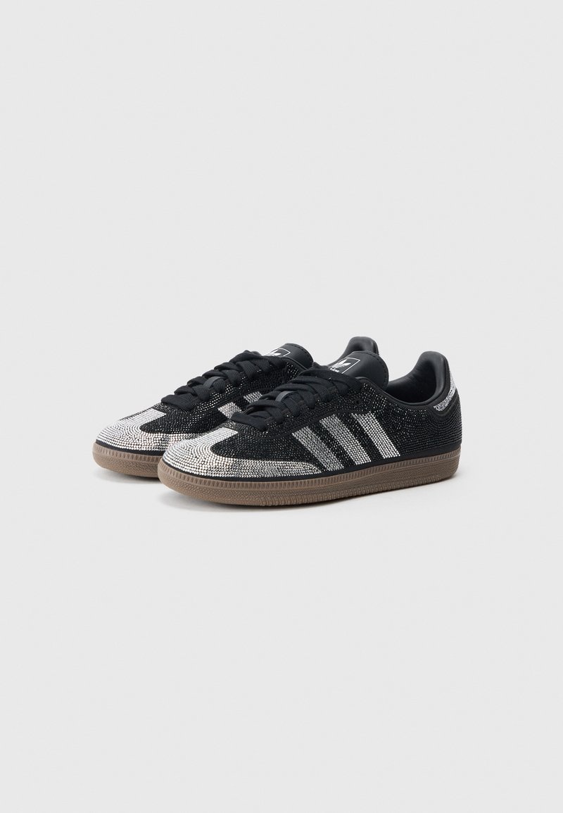 adidas Originals SAMBA OG W RHINESTONE - Trainers - core black/white/black  - Zalando