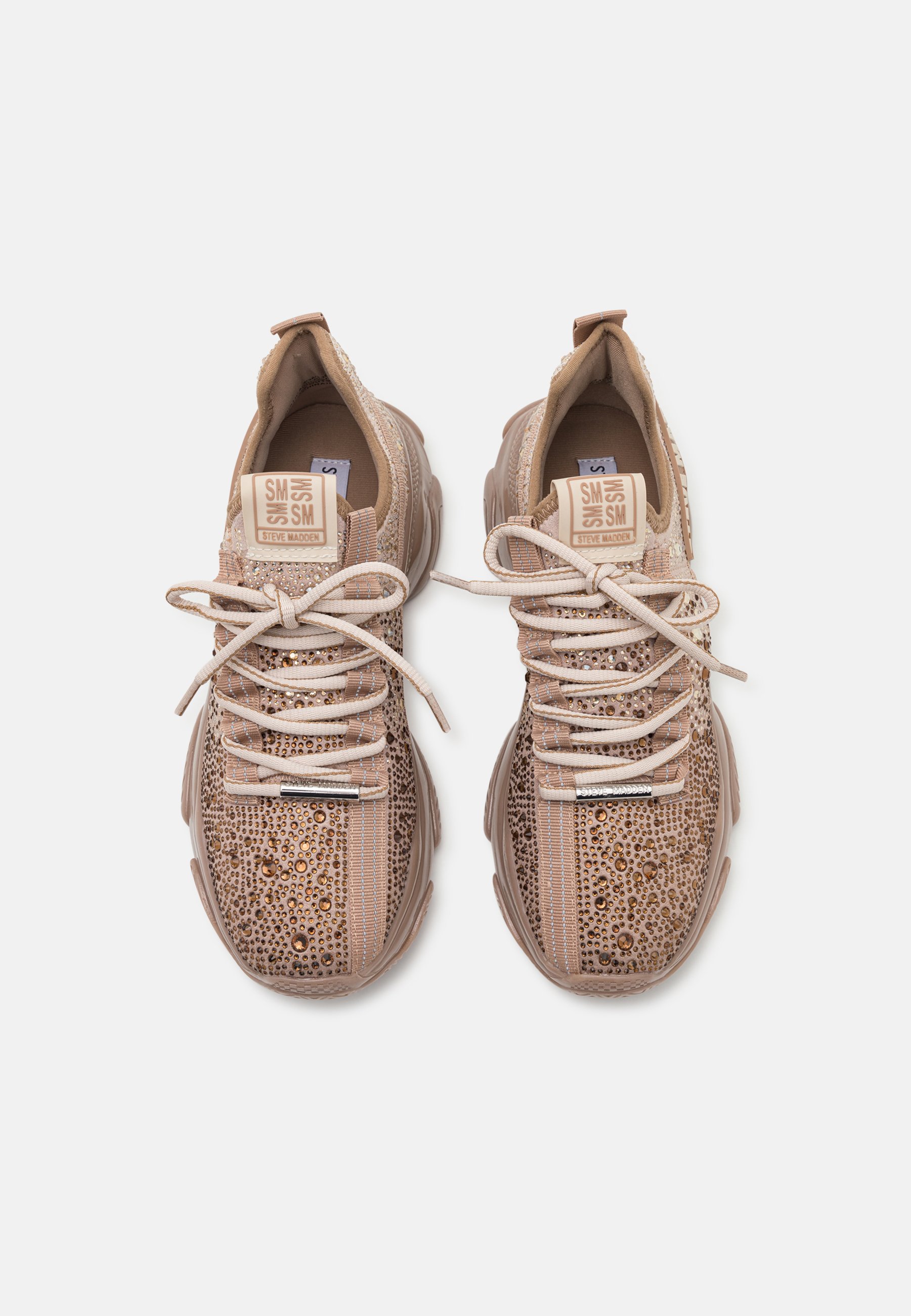 Steve Madden MISTICA - Sneakers low - bronze gold/silver/auriu