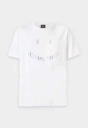 PS Paul Smith, REGULAR FIT HAPPY - T-shirt con stampa - off-white