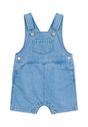 KURZE - Latzhose - denim clair