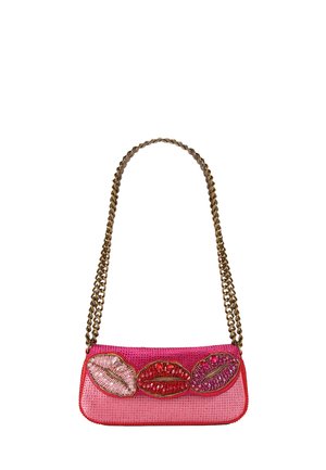 Kurt Geiger London, PICKLE SHOULDER KISS - Sac bandoulière - pink comb