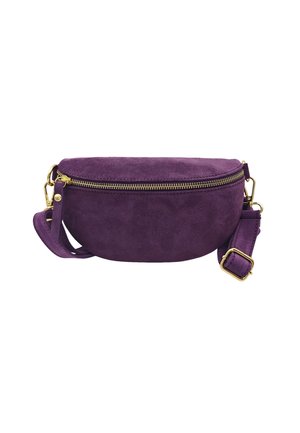 DEMI LUNE MINI BANANE - Sac banane - nubuck violet