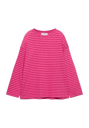 STRIPED - Hosszú ujjú felső - pink