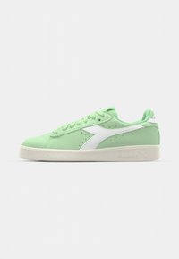 Unselected, white/pistachio green
