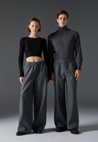Zign Studio UNISEX - Pantalon classique - mottled dark grey