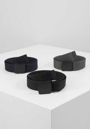 3 PACK UNISEX - Cintura - black/dark blue/grey