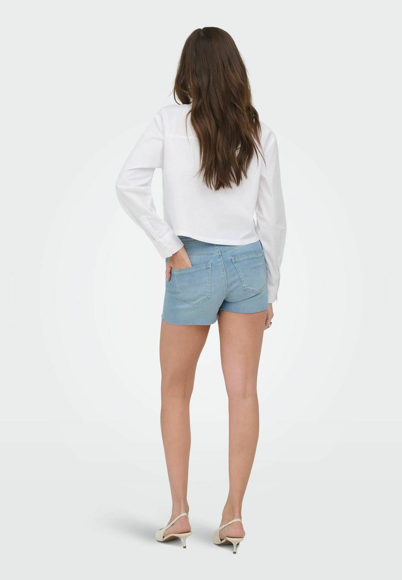 ONLY Pantaloncini Di Jeans Donna - Vita Normale, Sopra Il Ginocchio, In Cotone Ed Elastan