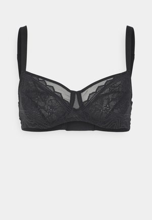 FLORAL TOUCH VERY COVERING - Underwired bra - black