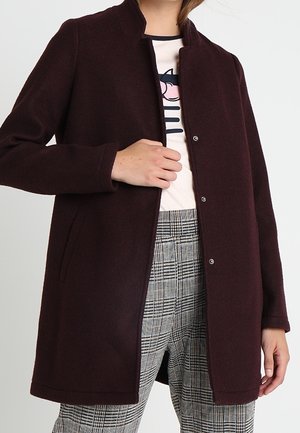 Manteau court - bordeaux