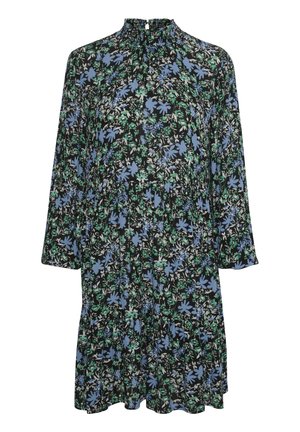 Kaffe RIANA AMBER PRINTED - Sukienka letnia - blue green flower print