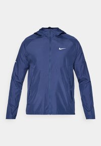 Unselected, midnight navy/reflective silver-coloured