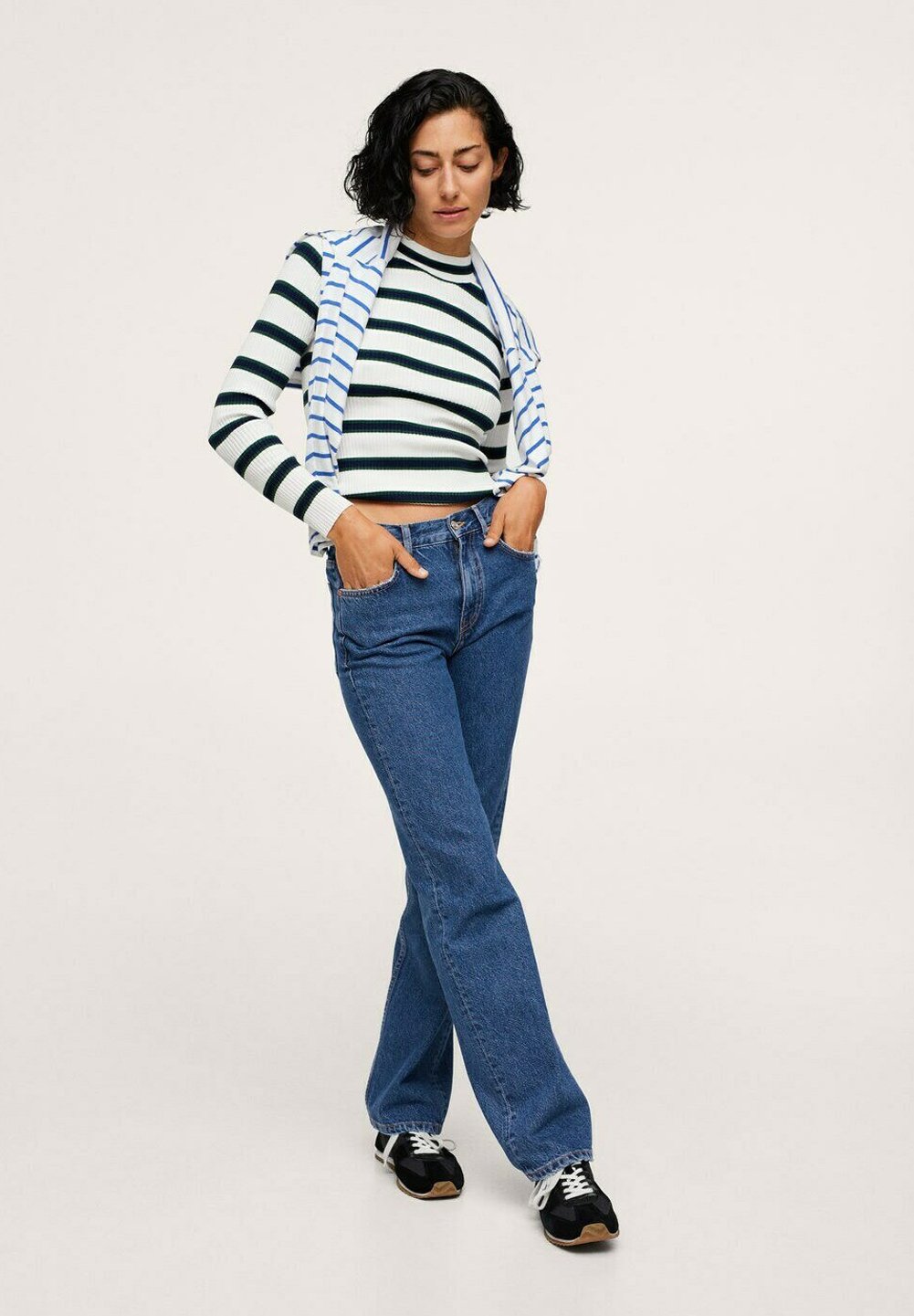 Mango GALA - Straight leg jeans - bleu 