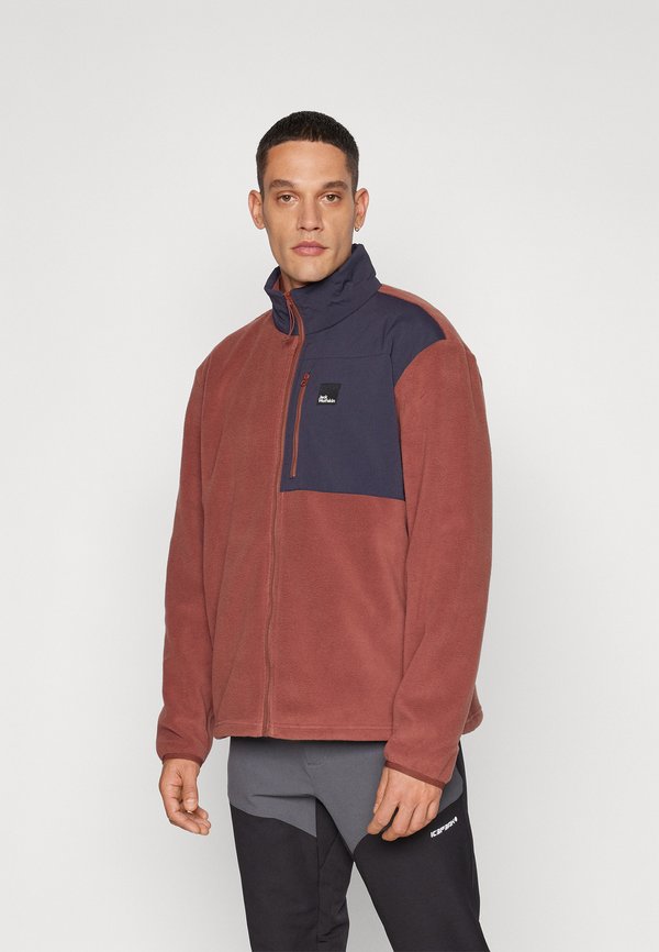 SUMETRO - Fleece jacket - dark rust