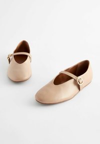 Next WIDE FIT SIGNATURE MARY JANE - Bailarinas con hebilla - taupe