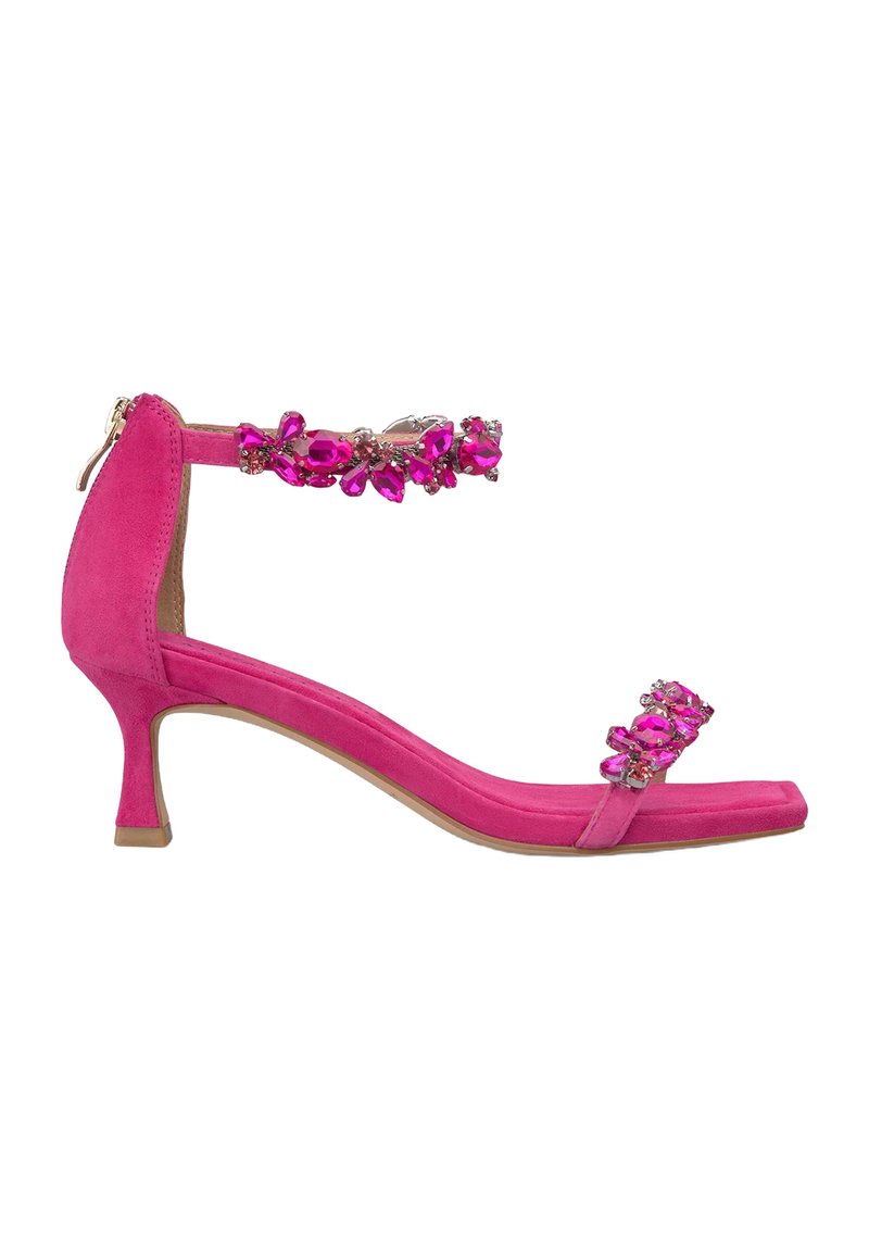 Alma en Pena Sandalias Marbled fuchsia/fucsia jaspeado
