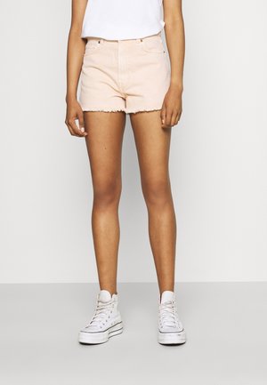 Short en jean - orange