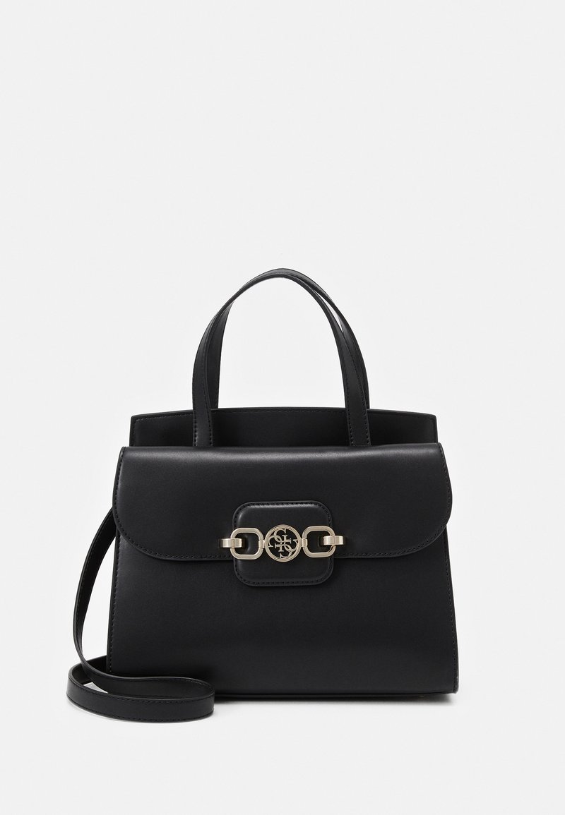 Guess HENSELY SATCHEL - Borsa a mano - black