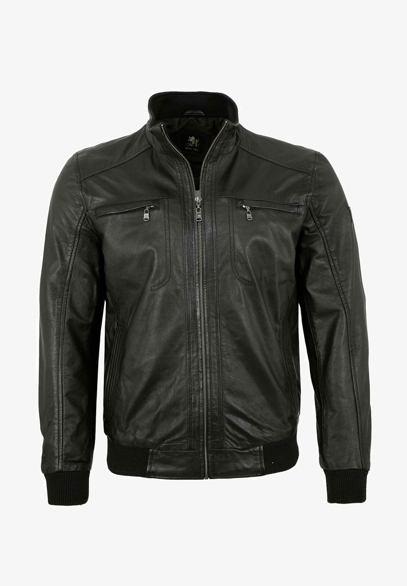 Otto Kern Lederjacke - schwarz