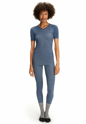 FALKE Wool-Tech Light V Neck warm and cold temperatures - Caraco - capitain