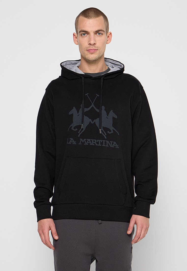 LA MARTINA Hoodie zwart LA MARTINA Hoodie zwart