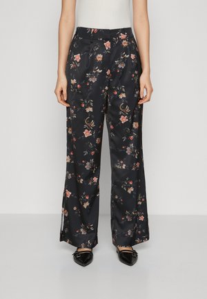 LOUISA TANANA TROUSER - Kelnės - black