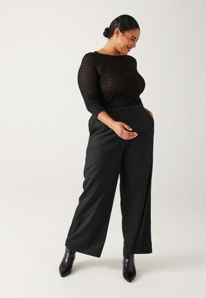 LARGE - Pantalon classique - noir