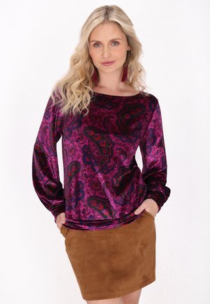 Bluse - violet multicolor
