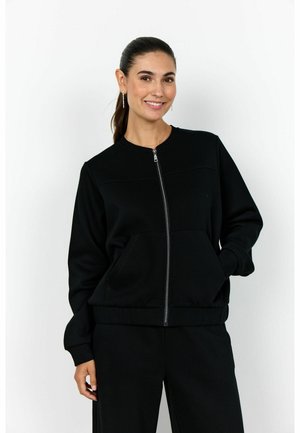 ANGELIN  - Mikina so zipsom - black