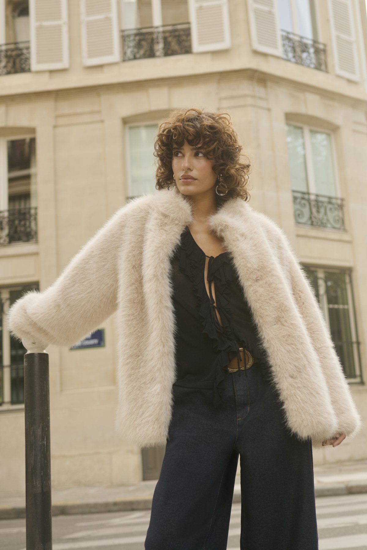 Cream FRIMIA - Winter jacket - nature animal/beige - Zalando