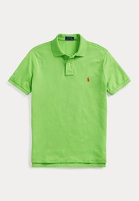 SLIM FIT MESH POLO SHIRT - Pikeepaita - kiwi lime